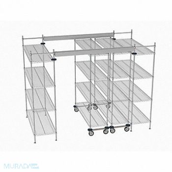 METRO Overhead Track Shelving Complete Kit, 60YV90