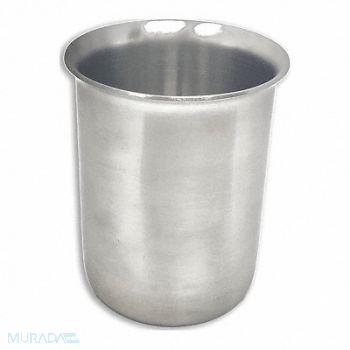 SCIENTIFIC LABWARES Steel Beakers with Rim Low Form 250mL, 616J47