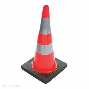 JAYDEE BOEN Safety Cone Orange Reflective 36, 616M95