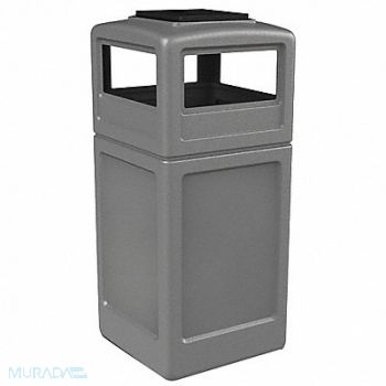 COMMERCIAL ZONE PRODUCTS Waste Container Ashtray Dome 42 gal Gry, 618L91