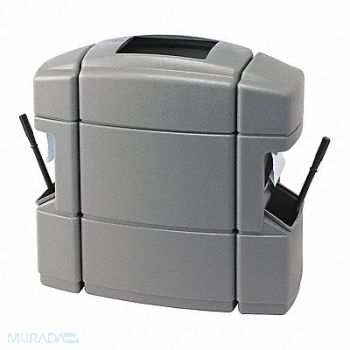 COMMERCIAL ZONE PRODUCTS Waste Container Gray, 618M28
