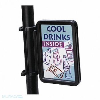 COMMERCIAL ZONE PRODUCTS Sqawker Sign Holder 6 pcs. Black, 618M30