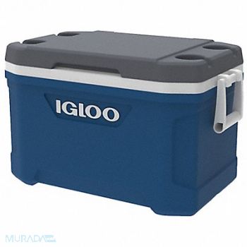 IGLOO Cooler 52qt. Gray Plastic, 61AM65