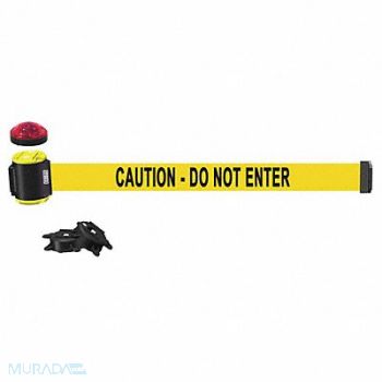 BANNER STAKES Magnetic Wall Mount Barrier w/Light, 61CT10