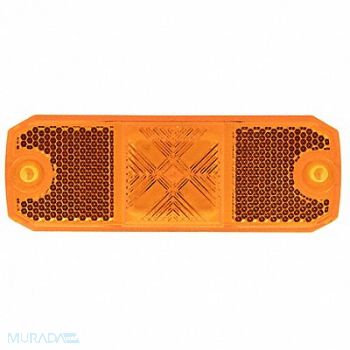 MAXXIMA Clearance Marker Amber Reflector, 61CU60