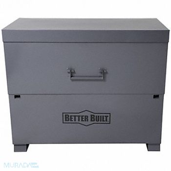 BETTER BUILT Piano-Style Jobsite Box 49 in Gray, 61DD79