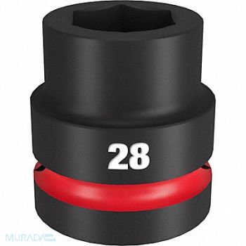 MILWAUKEE Standard Impact Socket Steel 28 mm, 61DN20
