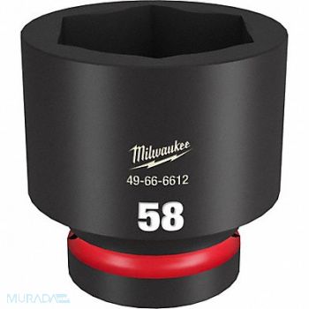 MILWAUKEE Standard Impact Socket Steel 58 mm, 61DN39