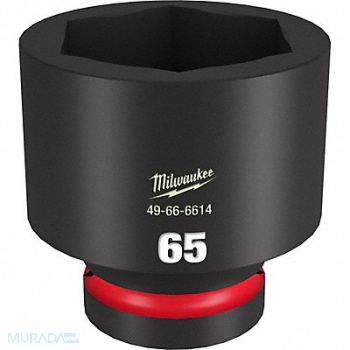 MILWAUKEE Standard Impact Socket Steel 65 mm, 61DN41