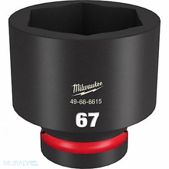 MILWAUKEE Standard Impact Socket Steel 67 mm, 61DN42