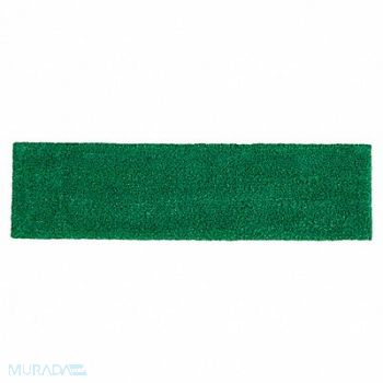 RUBBERMAID COMMERCIAL PRODUCTS Flat Mop Pad Green Microfiber, 61DR05