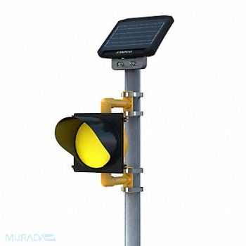TAPCO Traffic Beacon Amber Yellw Polycarbonate, 61DU25