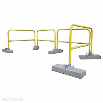 GARLOCK SAFETY SYSTEMS Guardrail Base, 61DU56