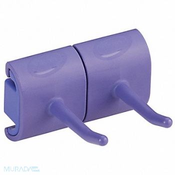 VIKAN Tool Wall Bracket 3 1/4 in L Purple, 61JA73
