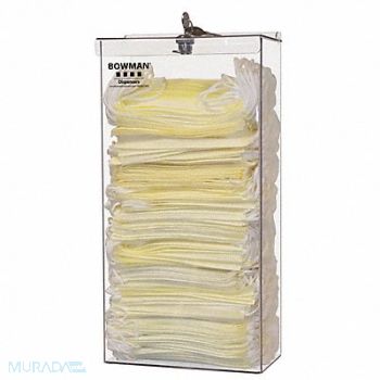 BOWMAN DISPENSERS Face Mask Dispenser Clear PE, 61KD33