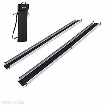 SILVER SPRING Wheelchair Track Ramp 600 lb Load Cap., 61KE56