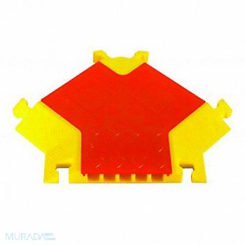 LINEBACKER Cable Protector 5 Channel 3-1/8 ft L, 61KK49