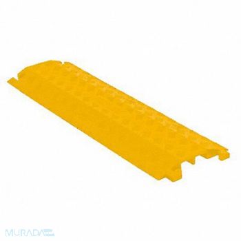 FASTLANE Cable Protector 2Channel 10-3/4 W Yellow, 61KK85