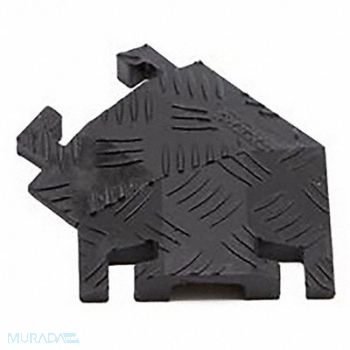 FASTLANE Cable Protector 1 Channel 11-3/4 W Black, 61KK86