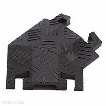 FASTLANE Cable Protector 1 Channel 11-3/4 W Black, 61KK93