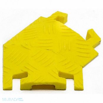 FASTLANE Cable Protector 1Channel 11-3/4 W Yellow, 61KK94