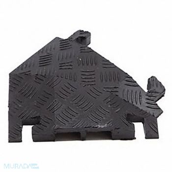 FASTLANE Cable Protector 2 Channel 11-3/4 W Black, 61KK97