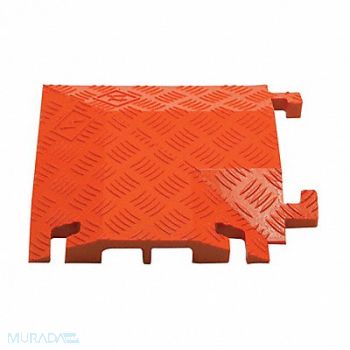 FASTLANE Cable Protector 2Channel 11-3/4 W Orange, 61KL06