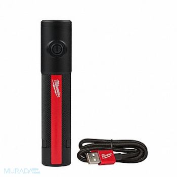 MILWAUKEE Flashlight Metal Black 500lm, 61KM25