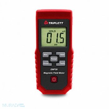 TRIPLETT Magnetic Field Meter Single Axis Sensor, 61KM65