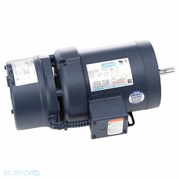 LEESON Brake Motor Three Phase 1/2 hp 1140 RPM, 61KM94