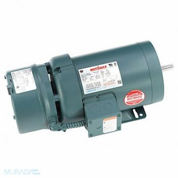 LEESON Brake Motor Three Phase 1 hp 1760 RPM, 61KM97