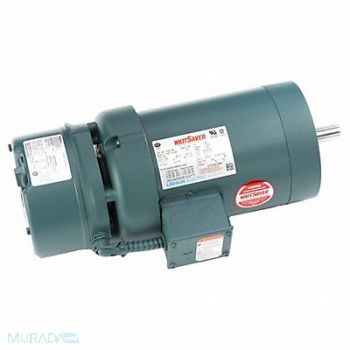 LEESON Brake Motor Three Phase 1 hp 1760 RPM, 61KN05