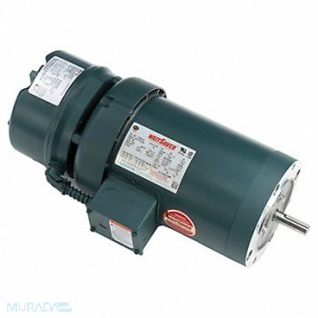LEESON Brake Motor Three Phase 1-1/2hp 1750 RPM, 61KN06
