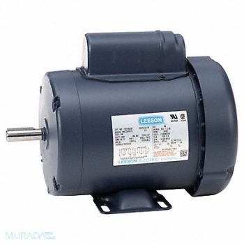LEESON Single Phase TEFC Motors 3/4 hp 3450 RPM, 61KN27