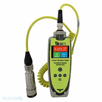 TEST PRODUCTS INTL. Vibration Meter 32 to 122F LED, 61KR93