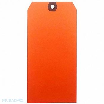 GRAINGER APPROVED Blank Shipping Tag Paper Orange PK500, 61KU59