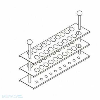 BEING SCIENTIFIC Tube Rack, 61KW10