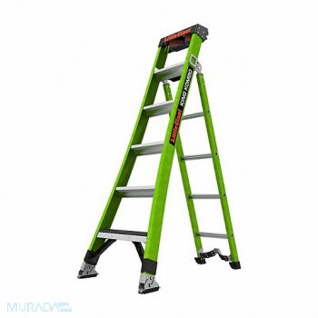 LITTLE GIANT Fiberglass Combination Ladder, 61LT28