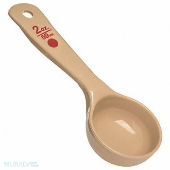 CARLISLE Measure Beige/Red Dot 2 oz, 61LW52