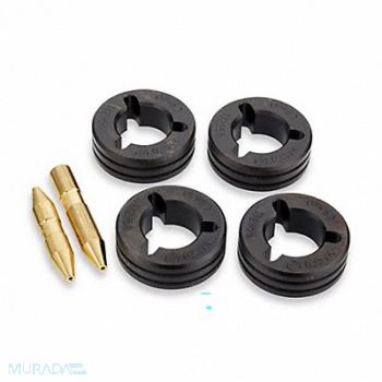 MILLER ELECTRIC MILLER 4pc MIG V-Knurl Drive Roll Kit, 61TC35