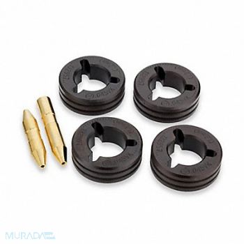 MILLER ELECTRIC MILLER 4pc MIG V-Knurl Drive Roll Kit, 61TC36