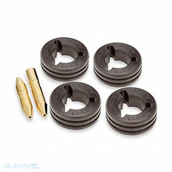 MILLER ELECTRIC MILLER 4pc MIG V-Knurl Drive Roll Kit, 61TC37