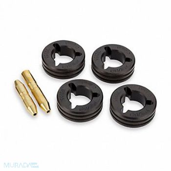 MILLER ELECTRIC MILLER 4pc MIG V-Knurl Drive Roll Kit, 61TC38