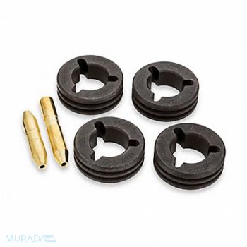 MILLER ELECTRIC MILLER 4pc MIG V-Knurl Drive Roll Kit, 61TC40