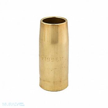 MILLER ELECTRIC MILLER Brass Straight MIG Weld Nozzle, 61TC57
