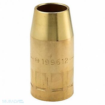 MILLER ELECTRIC MILLER Brass Straight MIG Weld Nozzle, 61TC58