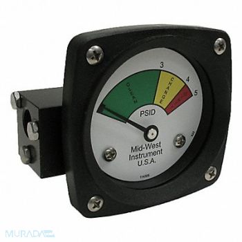 MIDWEST INSTRUMENT Gauge 3-Color Filter Change DP, 61TG69