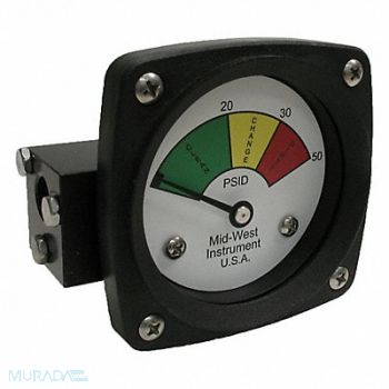 MIDWEST INSTRUMENT Gauge 3-Color Filter Change DP, 61TG68