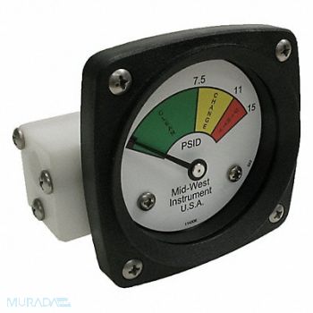 MIDWEST INSTRUMENT Gauge 3-Color Filter Change DP, 61TG86