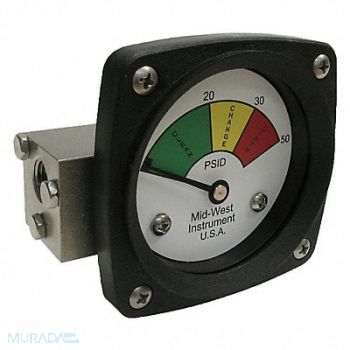 MIDWEST INSTRUMENT Gauge 3-Color Filter Change DP, 61TH05